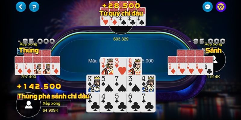 Chi tiết về từng bước trong Cách chơi bài Mậu Binh