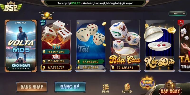 Giới thiệu tổng quan về game B52club